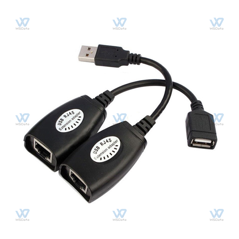 ønske Kommandør Brink USB To RJ45 Extension Cable, USB Ethernet Extender, RJ45 Cat5e/6 Cable LAN  Adapter, 1 Set