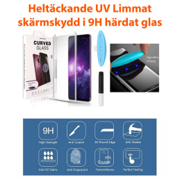 Skärmskydd Samsung Galaxy Note 10 UV-Limmat, Härdat Glas