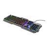 Trust - GXT 853 Esca Metall Gaming Keyboard - Nordic