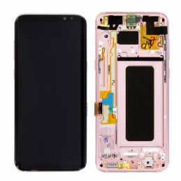 Samsung Galaxy S8 Plus Front, Frame & Screen, Pink - Original