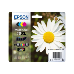 Original Epson 18XL BCMY, Multipack 4-Color Ink Cartridges