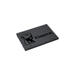 Kingston A400 SSD, 480GB, 2,5", SATA 6Gb/s, NAND TLC Flash, 7mm height, 2ch Controller, Black