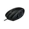 Logitech G600 MMO Gaming Mouse, 26 Buttons, RGB, DPI Switch - Black
