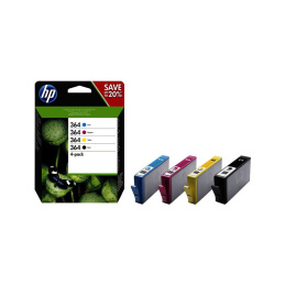 HP 364 BK/C/M/Y Multipack Original Ink Cartridges