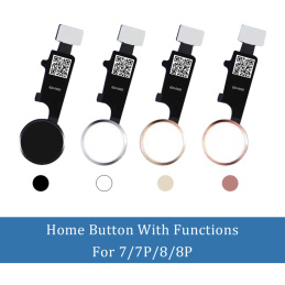 Home Button with Flex iPhone 7/8 - 7/8-Plus - Black