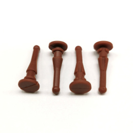 Rubber screws (brown) for Fans - 4 pieces