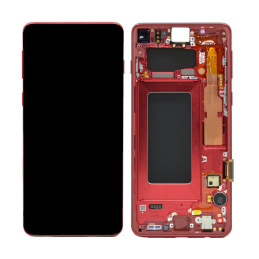 Samsung Galaxy S10 Display Incl. frame Original - Red