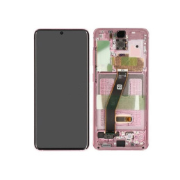 Samsung Galaxy S20/S20 5G Front, Ram & Skärm, Cloud Pink - Original