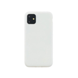Tunt fodral - iPhone 11 Pro Max med matt frostad yta i hårdplast - Vit
