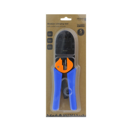 Modular Crimping Tool for 4/6/8-pin, CAT5e/CAT6 Lan, with Cable Cutter