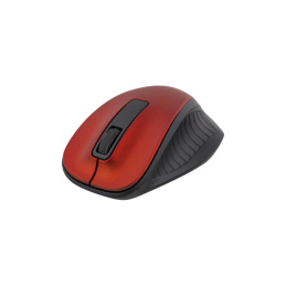 Wireless Optical Mouse, 1200 DPI, 125 Hz, 3 Buttons with Scroll, 2.4GHz USB Nano Receiver, Red