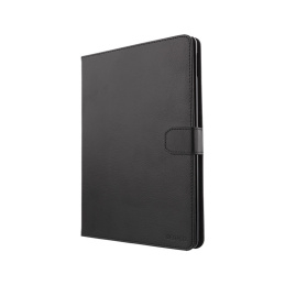 Foldable Case for Apple iPad 9.7", Vegan Leather - Black