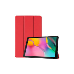 Fodral för Samsung Galaxy Tab A 10.1 2019 (SM-T510/SM-T515) - Konstläder, Röd
