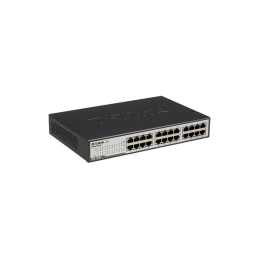 D-Link DGS-1024D/E - Switch - 24 x 10/100/1000 - Desktop Model
