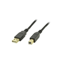 Deltaco USB 2.0 Kabel 1m,...