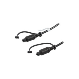 Deltaco Digital Fiber Cable Audio, Toslink-Toslink, 3m, Black