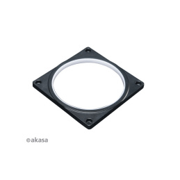 Akasa AK-LD08-RB Addressable Fan Frame with RGB Lighting, Black