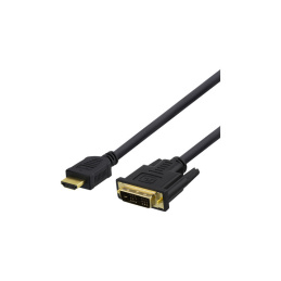 Deltaco HDMI to DVI Cable,...