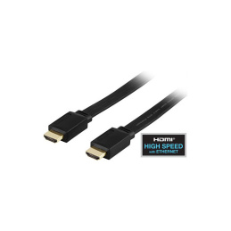 Deltaco Flat HDMI Cable,...